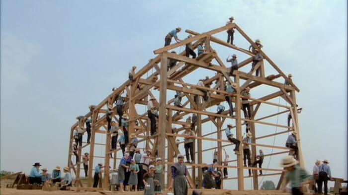 Building Barns Is A Form Of Fun And Socialization In Communities