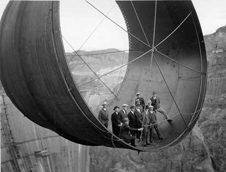 Pipe from the Hoover Dam