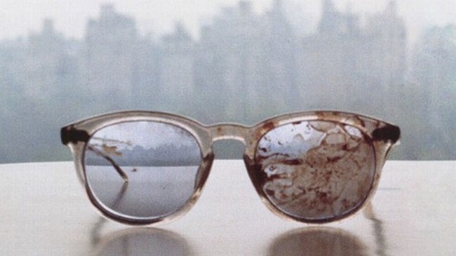John Lennon's Glasses Worn the day of Assassination