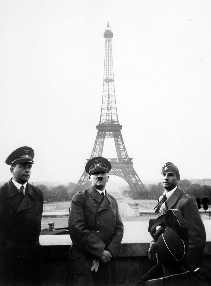 Hitler in front of the Eiffel Tower – 1940