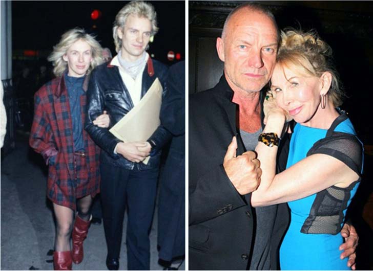 Sting and Trudie Styler