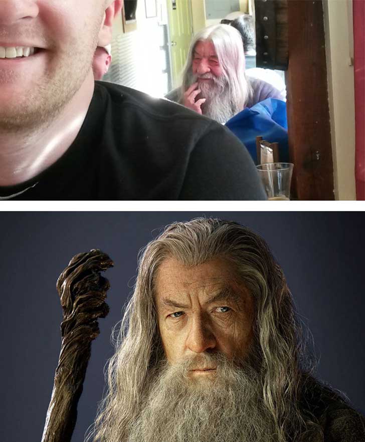 Went To The Bar And Saw Gandalf.