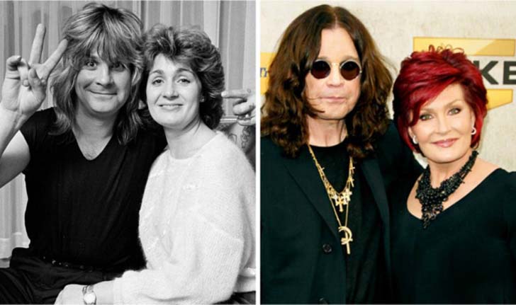 Ozzy Osbourne and Sharon Osbourne