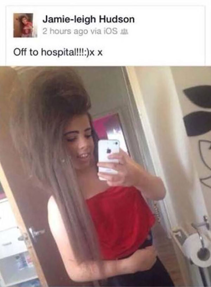 If that’s how she goes to a hospital, imagine how this beauty will go to a party?