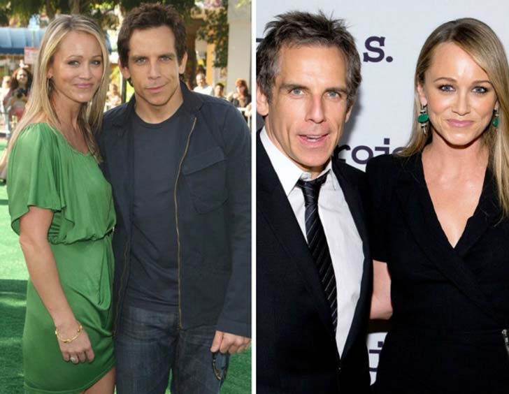 Ben Stiller and Christine Taylor